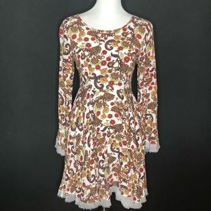 Anthropologie Aryeh Floral Patterned Dress